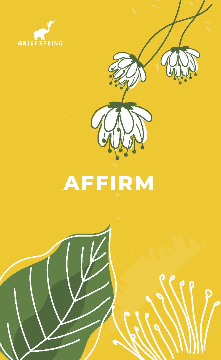 Grief Spring Inspirational Cards